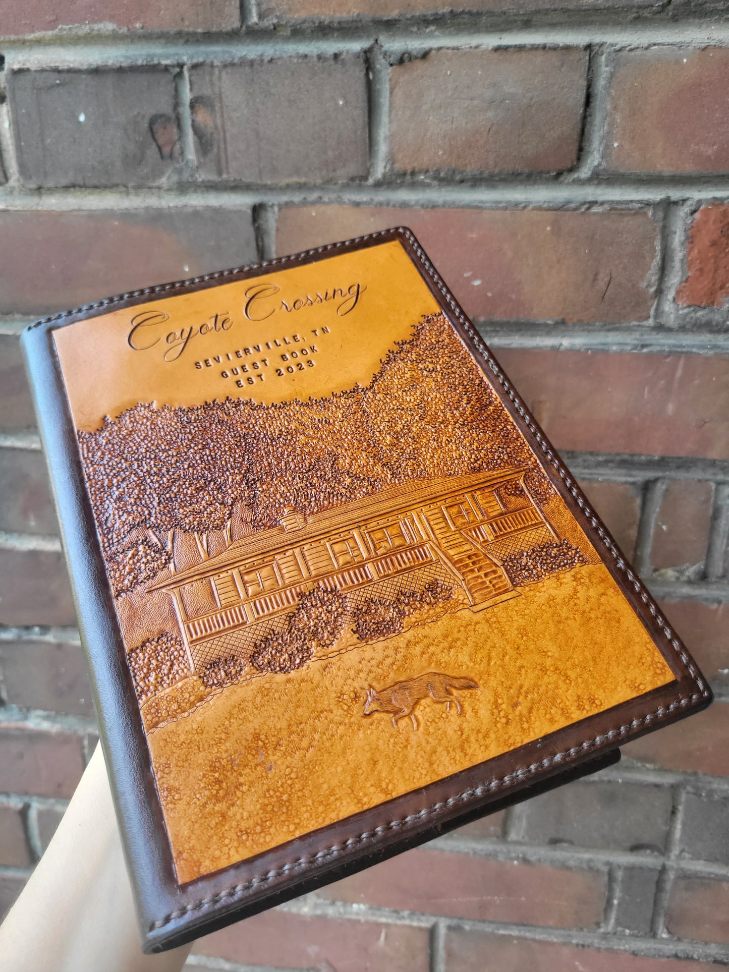 Custom Handmade Leather Guest Book / Journal